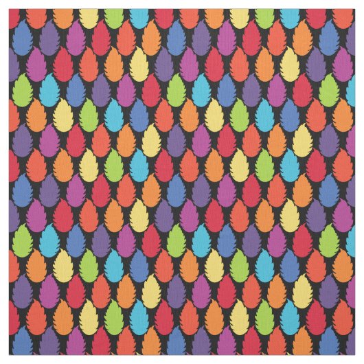 虹の幾何学的パターン ファブリック (見本)