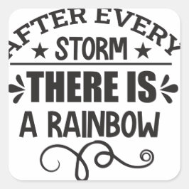 虹の引用文 スクエアシール