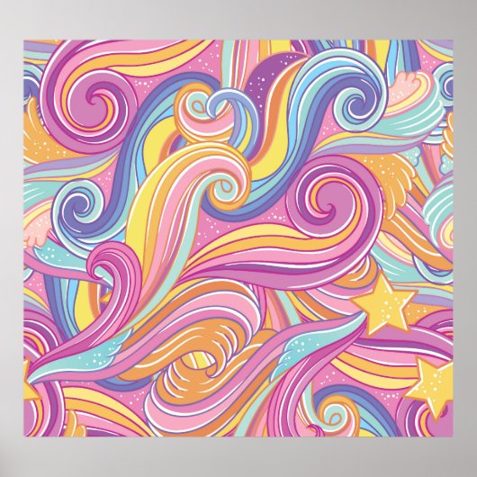 虹の彗星:魔法の夢の空。 ポスター (正面)