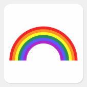 虹の形 スクエアシール (正面)