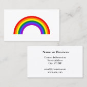 虹の形 名刺 (正面/裏面)