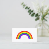 虹の形 名刺 (スタンド正面)