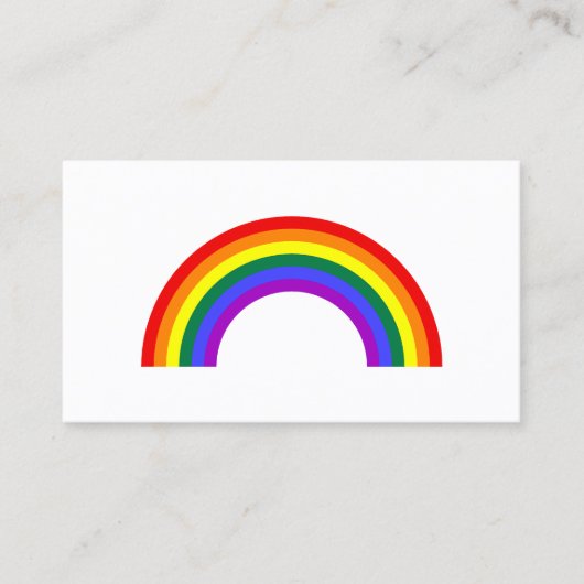 虹の形 名刺 (正面)