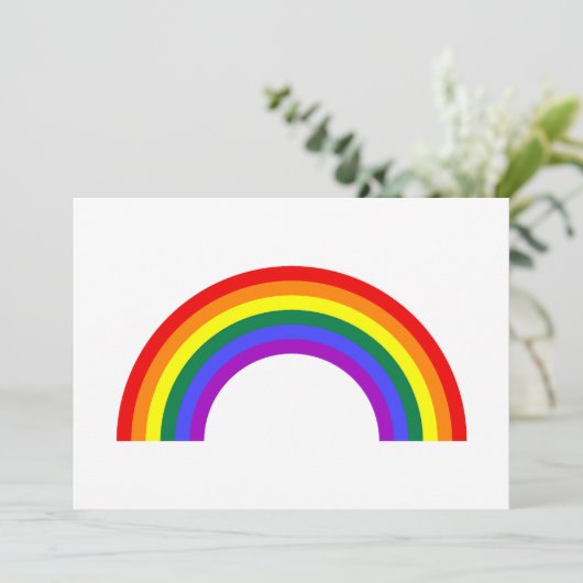 虹の形 招待状 (スタンド正面)