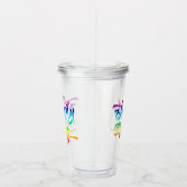 虹の後ずっと幸せに アクリルタンブラー (右)