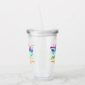 虹の後ずっと幸せに アクリルタンブラー (左)