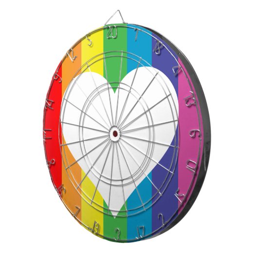 虹の恋 ダーツボード (正面右)