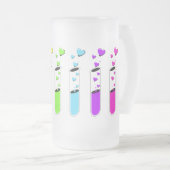 虹の恋 フロストグラスビールジョッキ (正面右)