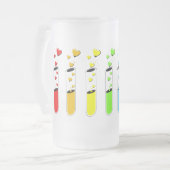 虹の恋 フロストグラスビールジョッキ (正面左)