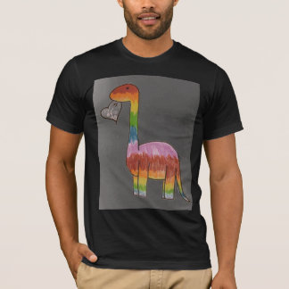 虹の恐竜 Tシャツ