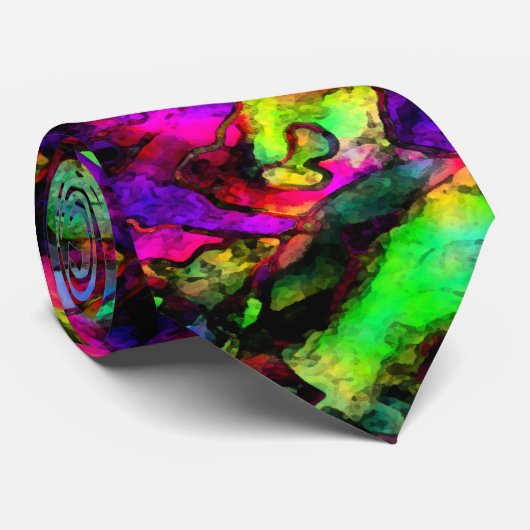 虹の情熱のタイ ネクタイ (ロール)