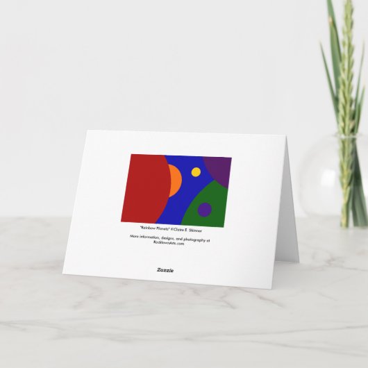 虹の惑星 カード (裏面)