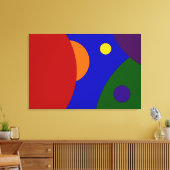 虹の惑星 キャンバスプリント (インサイチュ (リビング))