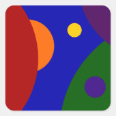 虹の惑星 スクエアシール (正面)