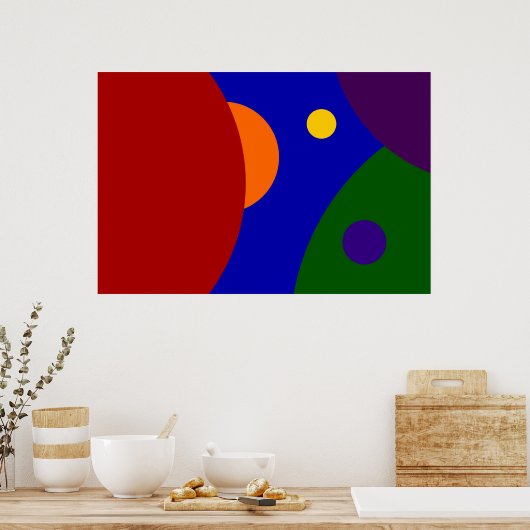 虹の惑星 ポスター (キッチン)