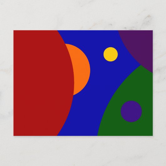 虹の惑星 ポストカード (正面)