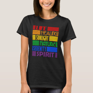 虹の意味(LGBTゲイレズビアントランスジェンダー) Tシャツ