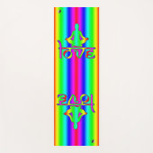 虹の意図を愛する ヨガマット (正面)