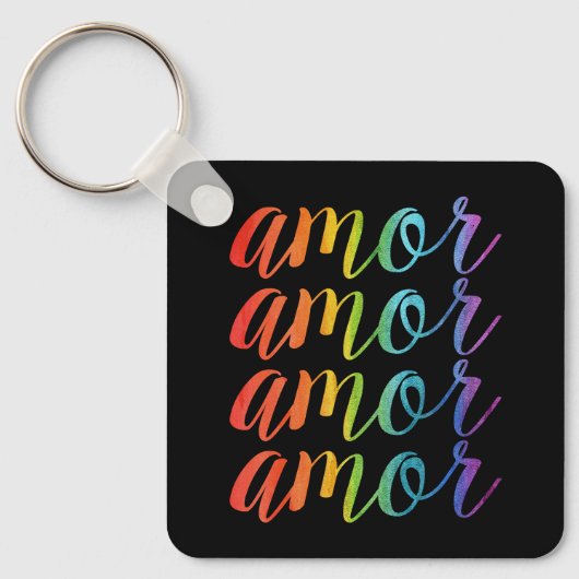 虹の愛 キーホルダー (正面)