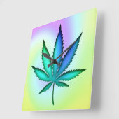 虹の愛  スクエア壁時計 (傾斜)