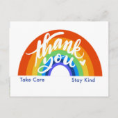 虹の感謝 ポストカード (正面)