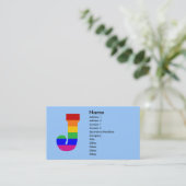 虹の手紙J 名刺 (スタンド正面)