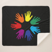 虹の手 シェルパブランケット (正面(横))