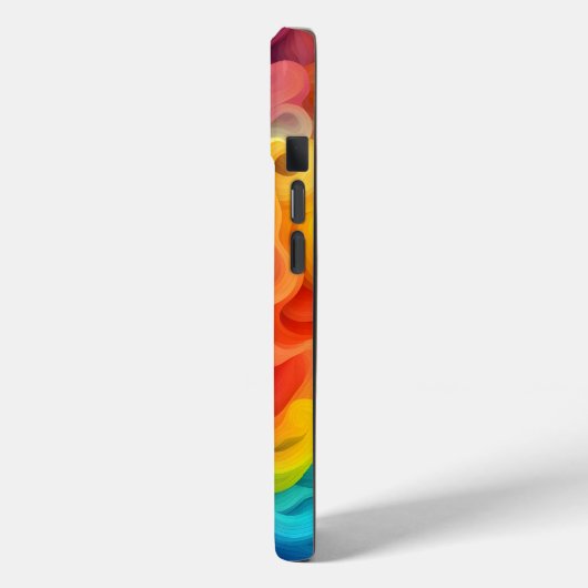 虹の抽象芸術波 Case-Mate iPhoneケース (裏面 / 左)