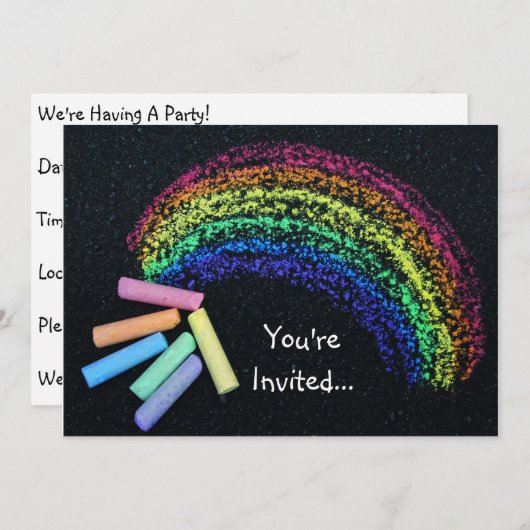 虹の招待状 招待状 (正面/裏面)