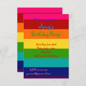 虹の招待 招待状 (正面/裏面)