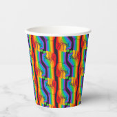 虹の拳の柄 紙コップ (正面)