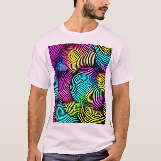 虹の指紋夢 Tシャツ (正面)