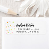 虹の散水アドレス ラベル (インサイチュ)