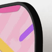 虹の散水模様 ピックルボールラケット (左詳細)