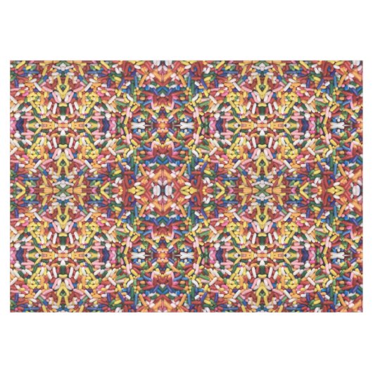 虹の散水 テーブルクロス (正面(横))