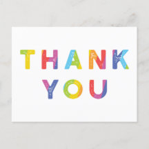 虹の文字と虹のストライプありがとう