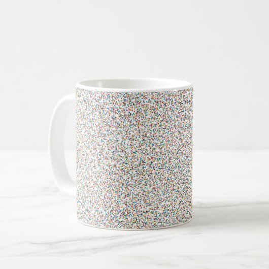 虹の斑点全体 コーヒーマグカップ (正面左)