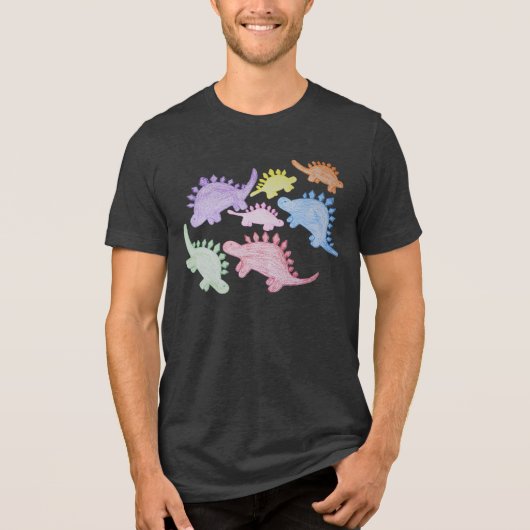 虹の旅: ユニセックスTシャツ トライブレンドＴシャツ (正面)