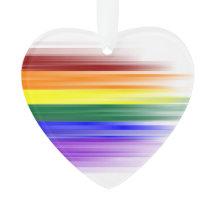 虹の旗のアクリルのオーナメント