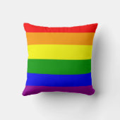 虹の旗の枕 クッション (裏面)