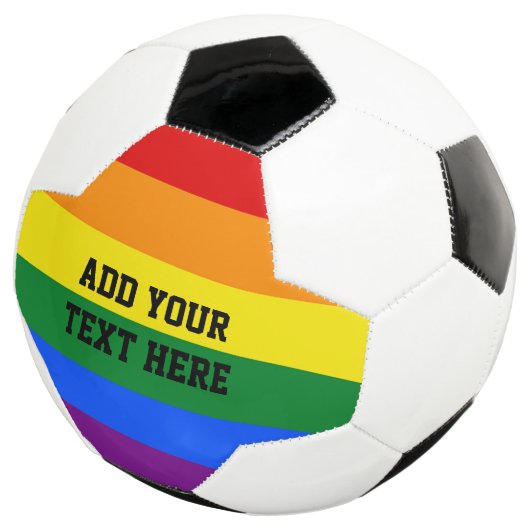 虹の旗の色+アイディア サッカーボール (3/4)