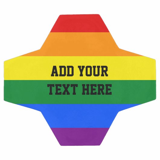 虹の旗の色+アイディア サッカーボール (フラット)