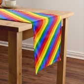 虹の旗の色+アイディア ショートテーブルランナー (インサイチュ)