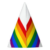 虹の旗の色+アイディア パーティーハット (裏面)