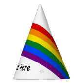 虹の旗の色+アイディア パーティーハット (右)