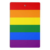 虹の旗の色+テキストとアイディア ミニクリップボード (裏面)