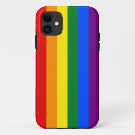 虹の旗の色 Case-Mate iPhoneケース (裏面)