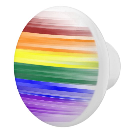 虹の旗の陶磁器のノブ セラミックノブ (右)