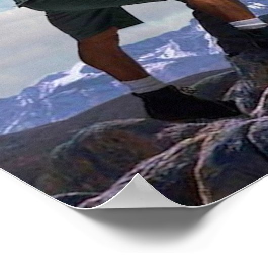 虹の旗を上げる ポスター (角)