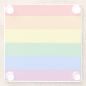 虹の旗 ガラスコースター (裏面)